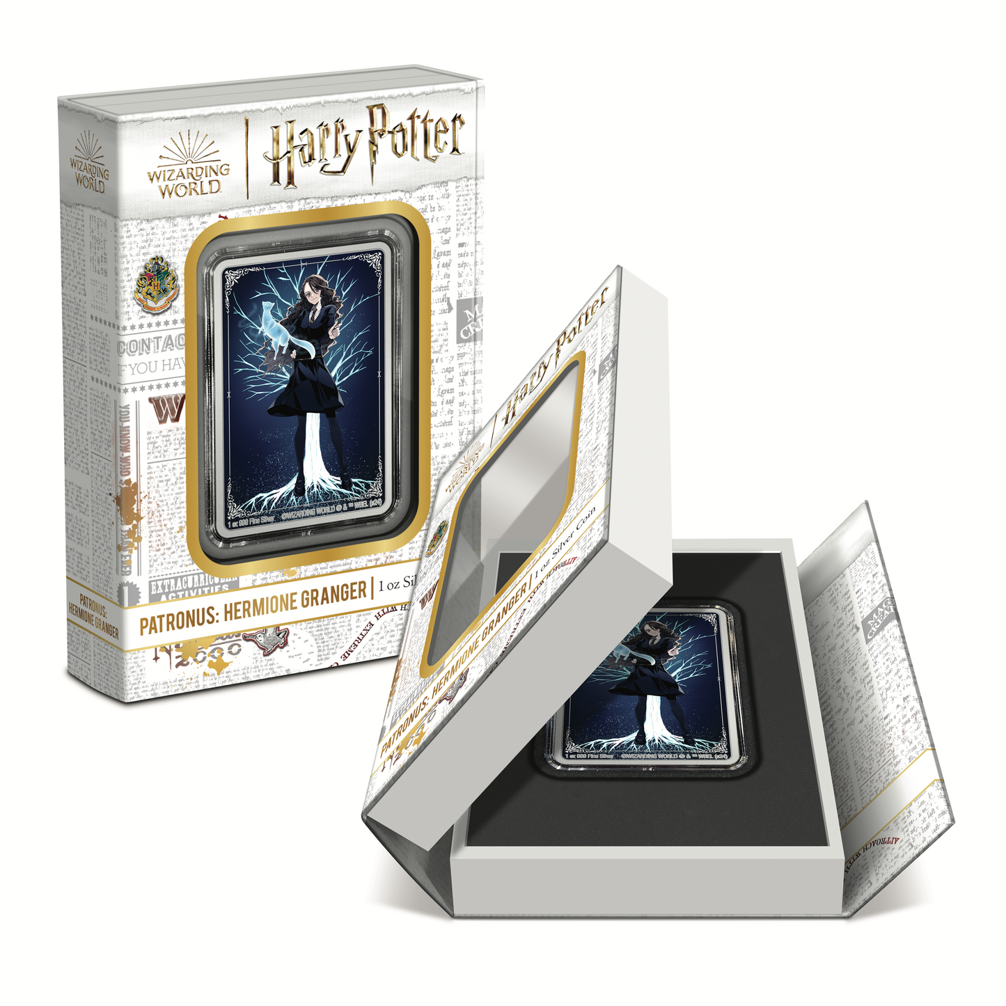 Warner - Patronus: Hermione Granger 1oz Silver Coin