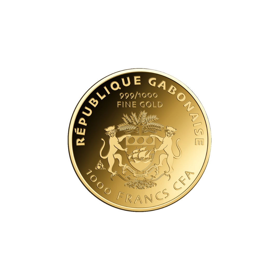 Universe Neutron Star Coin Card 999/1000 1/1000oz - Gold Gift