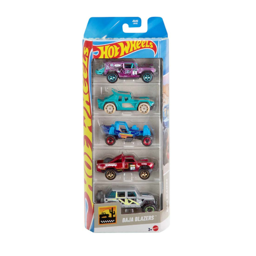 Hot Wheels HW - Baja Blazers 5 Pack (3) Preowned