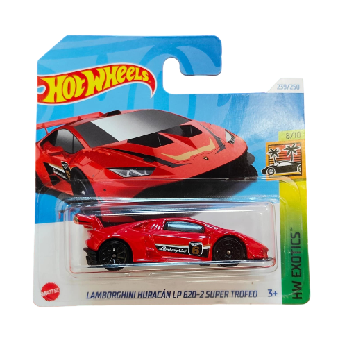 Hot Wheels - Lamborghini Huracan LP-620-2 Super Trofed 8/10 Red Preowned