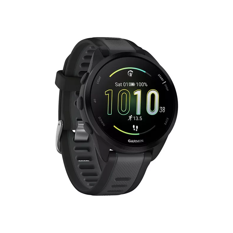 Garmin Forerunner 165 GPS Running Smart Watch Black/Slate Grey Grade B Preowned