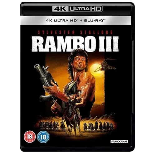 4K Blu-Ray - Rambo III (18) Preowned