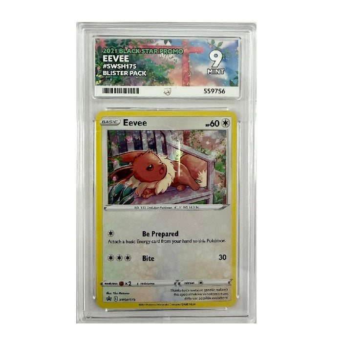 2021 Pokemon Black Star Promo Eevee SWSH175 ACE Mint 9 Preowned