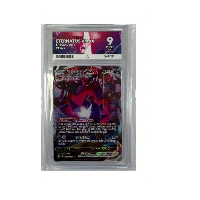 2022 Pokemon Lost Origin Eternatus Vmax TG22/TG30 ACE 9 Mint OC Preowned