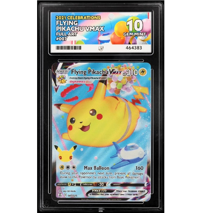 2021 Pokemon Celebrations Flying Pikachu Vmax 007/025 ACE 10 Gem Mint Preowned