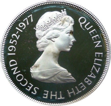 25 Pence - Elizabeth II Silver Jubilee Silver Proof Guernsey