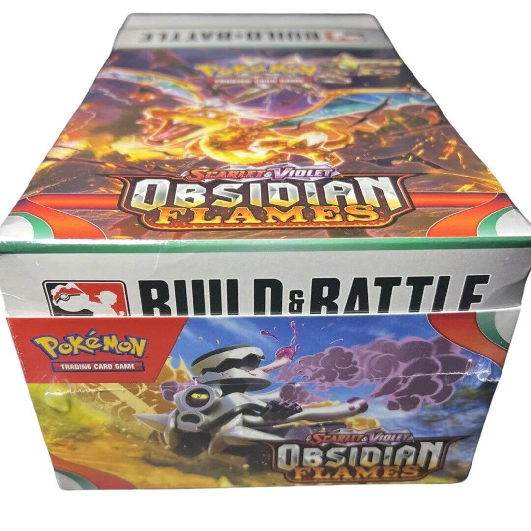 Pokemon Scarlet & Violet Obsidian Flames Build & Battle Box Sealed Case Of 10