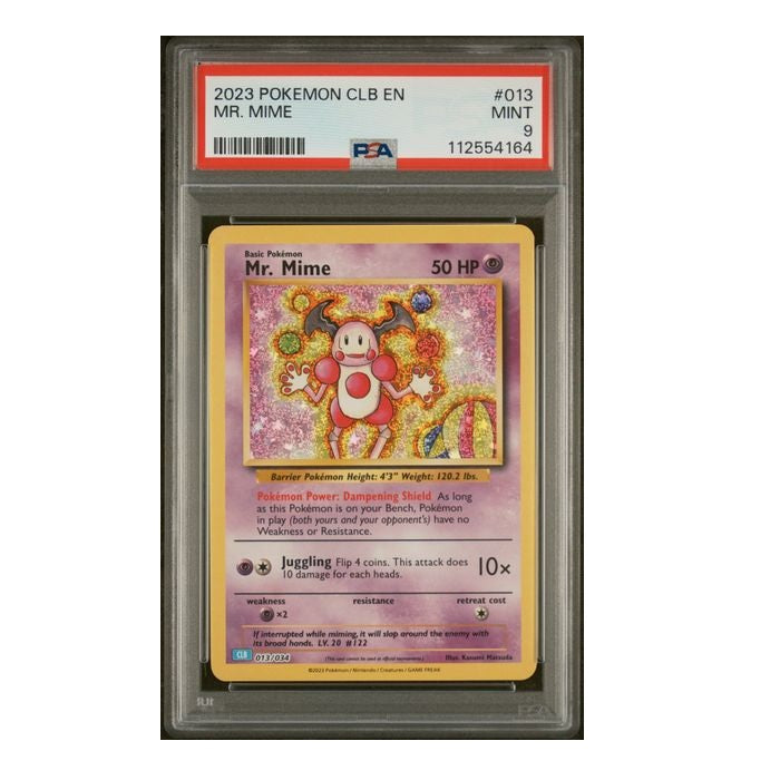 2023 Pokemon Classic Collection Mr Mime 013/034 PSA Mint 9 Preowned