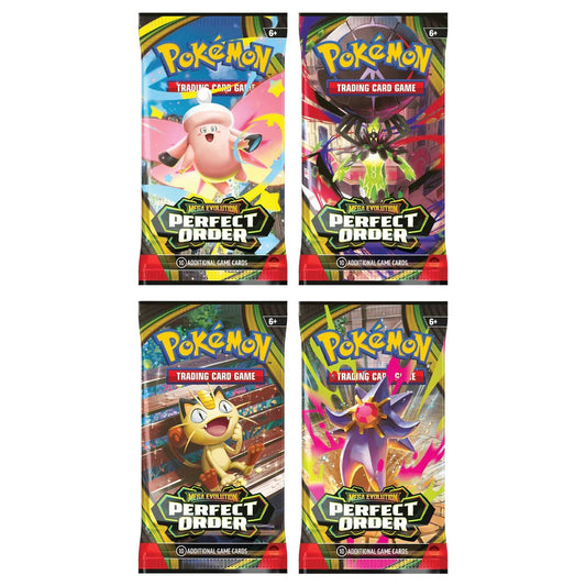 Pokémon TCG: Mega Evolution Perfect Order Single Booster Pack - Design May Vary