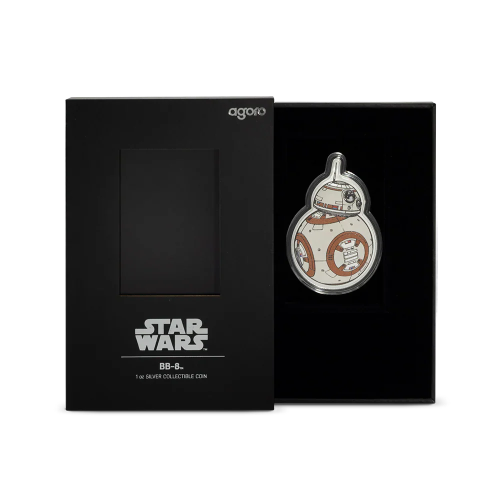 Star Wars Droids Series -4. BB-8 1oz Silver Coin