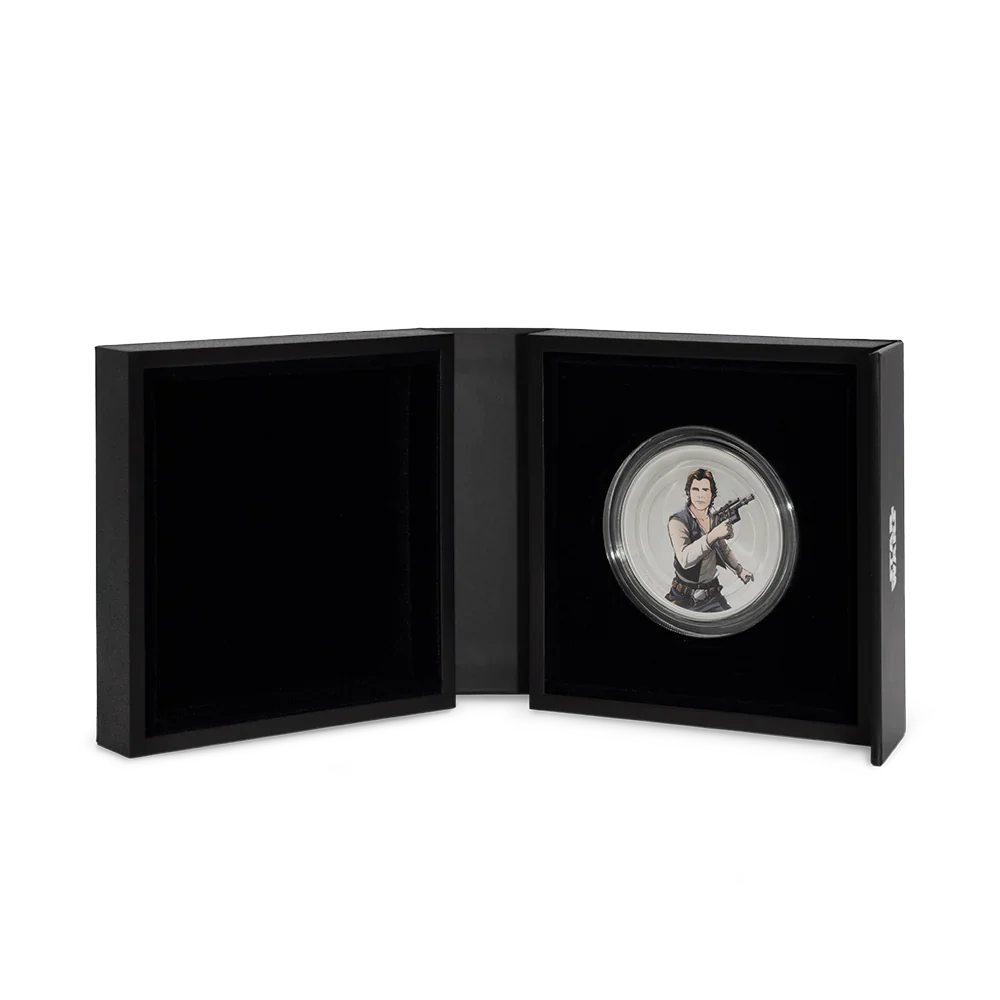 Star Wars Versus Medallion -6. Han Solo & Boba Fett 1oz Silver Coin