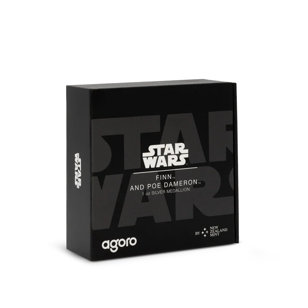 Star Wars Allies - Finn and Poe Dameron 1oz Silver Medallion