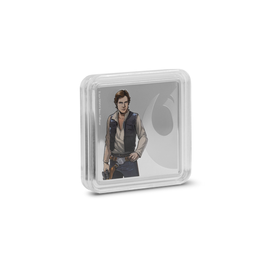 Star Wars™ Han Solo™ and Chewbacca™ 1oz Silver Medallion