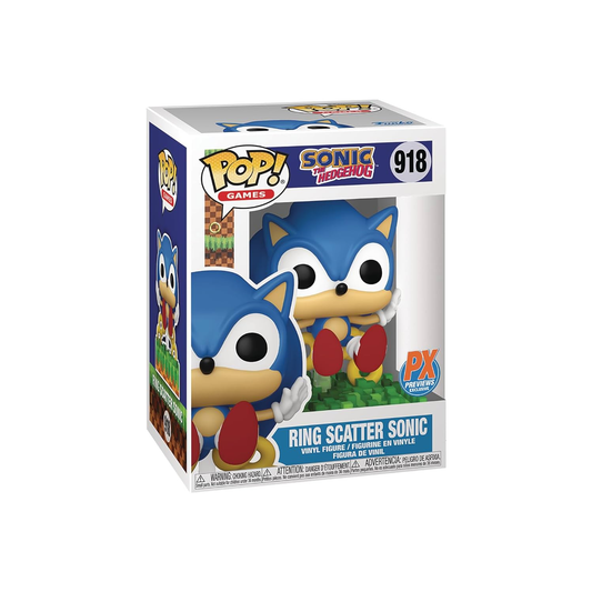 Funko Pop - Sonic The Hedgehog [918] Ring Scatter Sonic Preowned