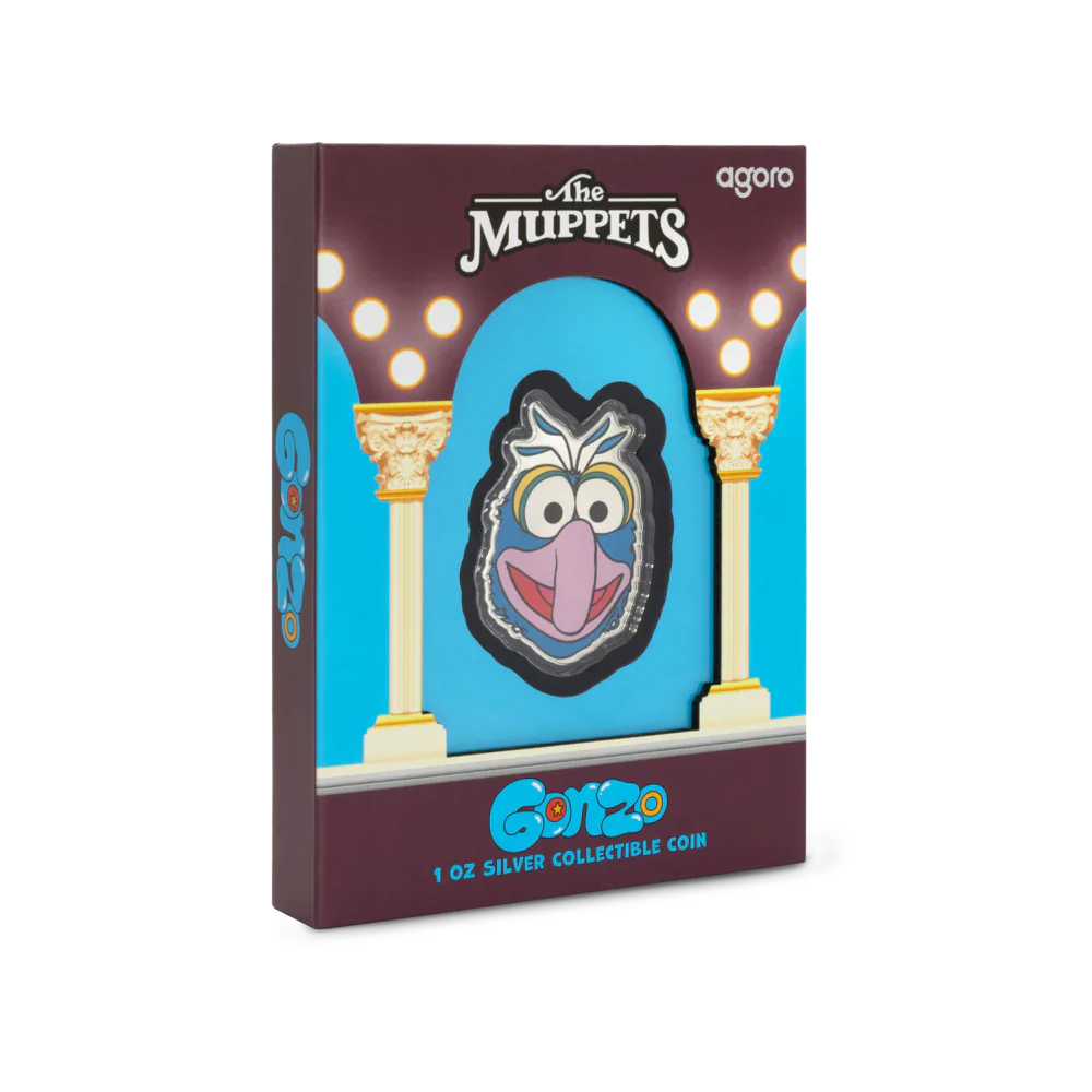 Disney The Muppets 70th Anniversary Series 1 -4 Gonzo 1oz Silver Coin