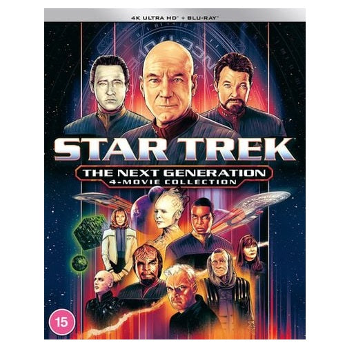 4K Blu-Ray Boxset - Star Trek The Next Generation 4 Movie Collection (15) Preowned