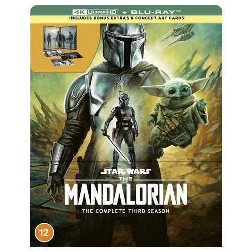 4K - The Mandalorian Season 3 (12) 4K UHD Limited Ed. Steelbook Preowned