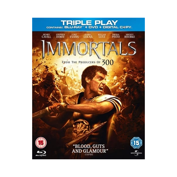 Blu-ray - Immortals (15) 2011 Preowned