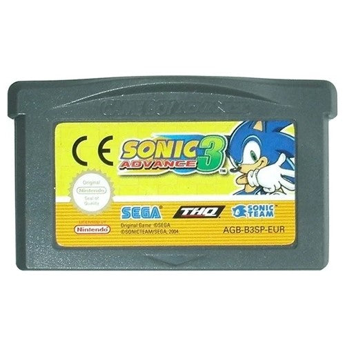 Unboxed Gameboy Advance - Sonic Advance 3 Preowned