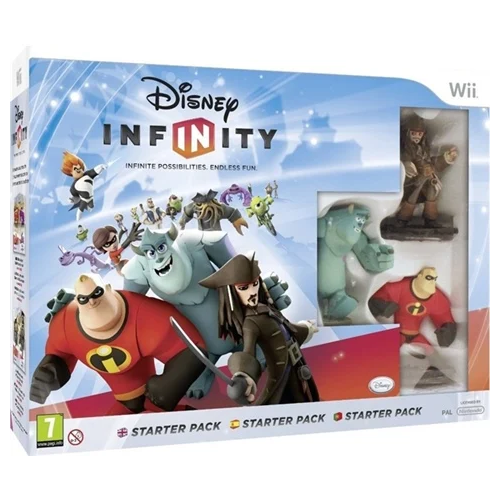 Wii - Disney Infinity Starter Pack (7) Preowned