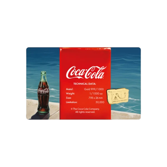 Coca-Cola Vintage Cooler Bag Goldcard - Gold Gift