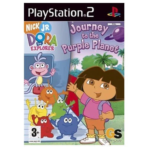 PS2 - Dora The Explorer - Journey To The Purple Planet (3+) Preowned