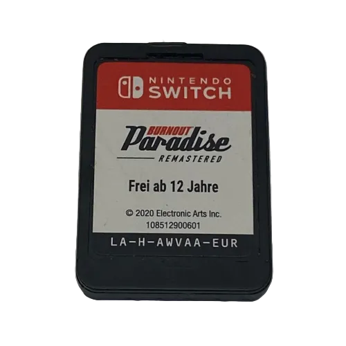 Switch - Burnout: Paradise Remastered Unboxed (7) Preowned