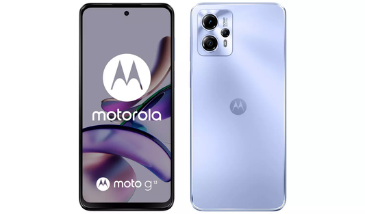 Motorola Moto G13 XT2331-2 128GB Dual Sim Unlocked Blue Lavender Grade B Preowned