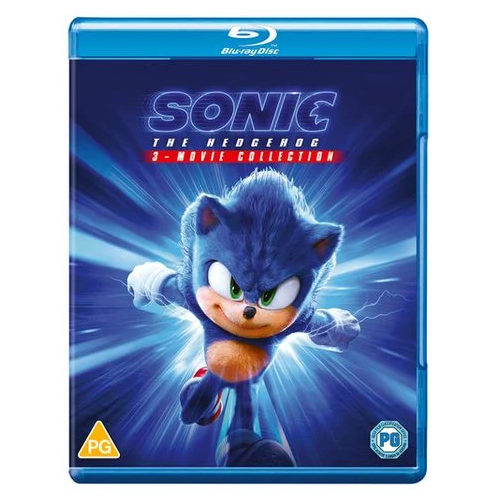 Blu-Ray - Sonic The Hedgehog - 3 Movie Collection (PG) 3 Disc Preowned