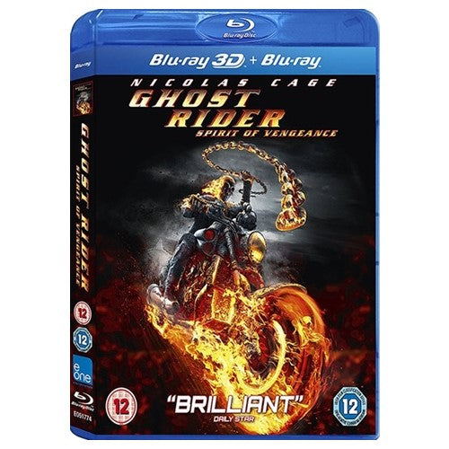 Blu-Ray - Ghost Rider Spirit Of Vengence (12) Preowned