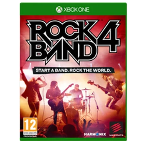 Xbox One - Rock Band 4 (12) Preowned