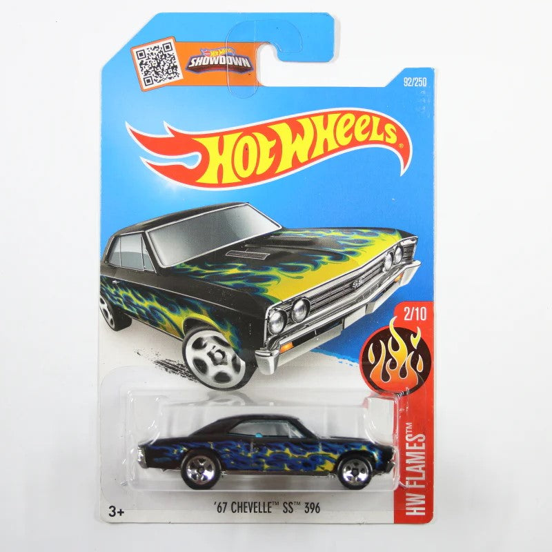 Hot Wheels Flames - "67 Chevelle SS 396 2016 92/250 (3+) Preowned