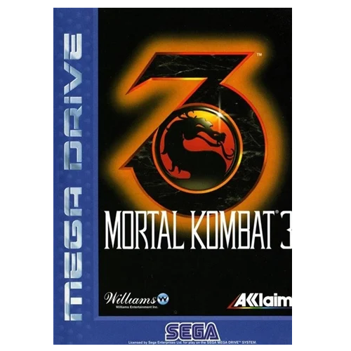 Mega Drive - Mortal Kombat 3 Without Manual Boxed Preowned
