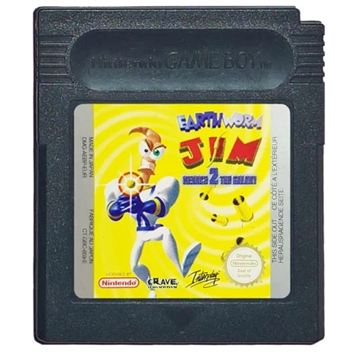 Gameboy - Earthworm Jim Menace 2 The Galaxy Unboxed Preowned