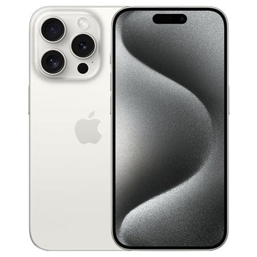 Apple iPhone 15 Pro 128GB Unlocked White Titainum Grade C Preowned