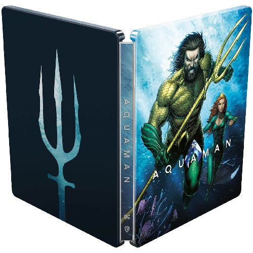 4K Blu-Ray Steelbook - Aquaman (12) Preowned