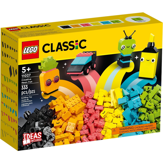Lego 11027 - Classic Creative Neon Fun  (5+) Grade A Preowned
