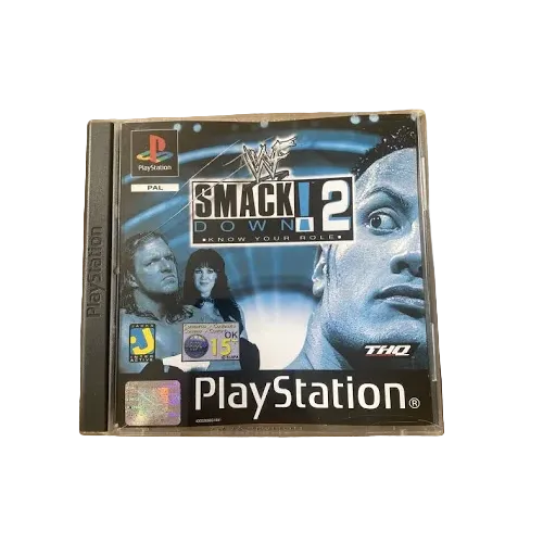PS1 - Smackdown 2 With Manual (15+) Preowned