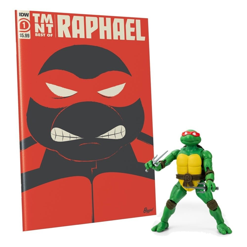 BST AXN - Raphael Comic Book And Action Figure (3+) Sealed Preowned