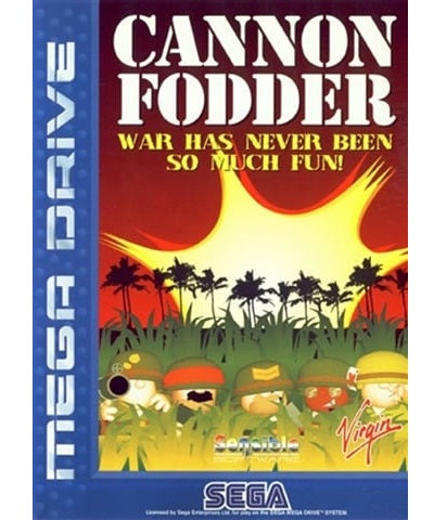 Mega Drive - Cannon Fodder With Manual Boxed Preowned