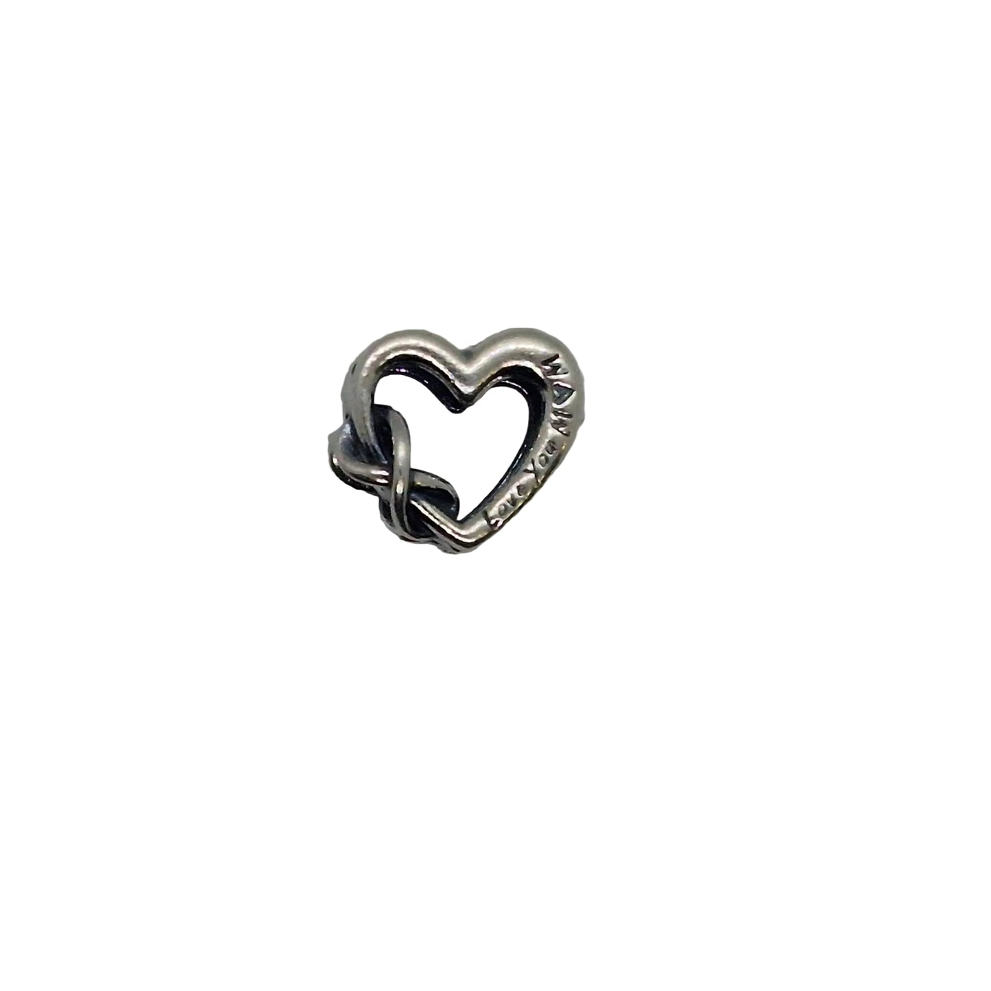 Pandora Love You Mum Infinity Heart Charm Preowned