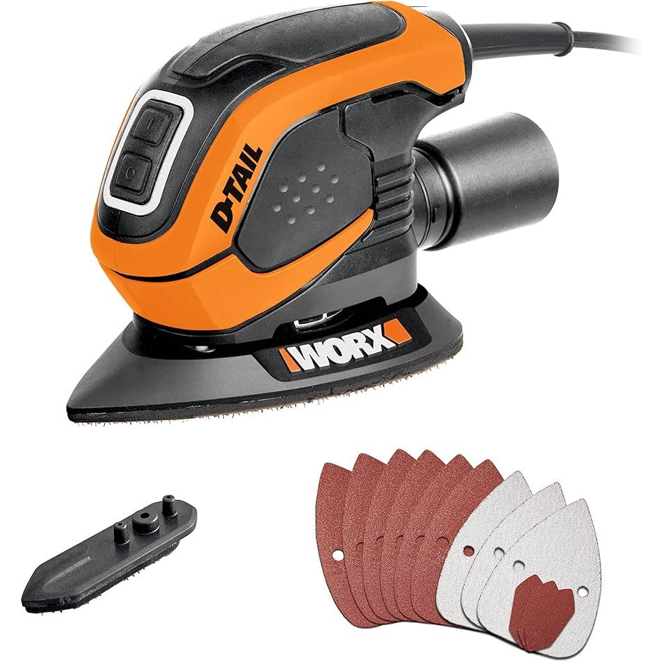 WORX WX647 55W D-Tail Corded Detail Sander Grade B Preowned
