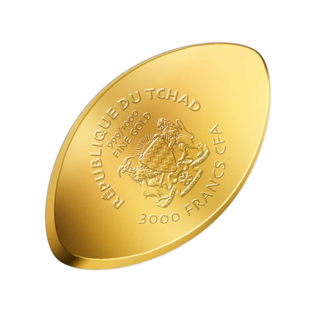 American Football 999/1000 1/1000oz - Gold Gift - In Gift Box