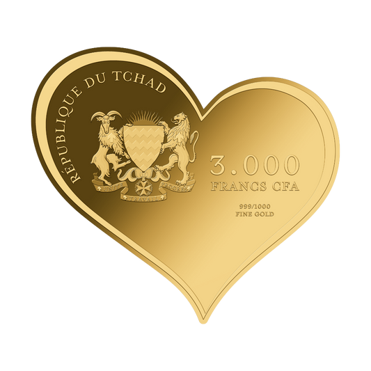 Heart Best Mom - Gold Gift - In Gift Box