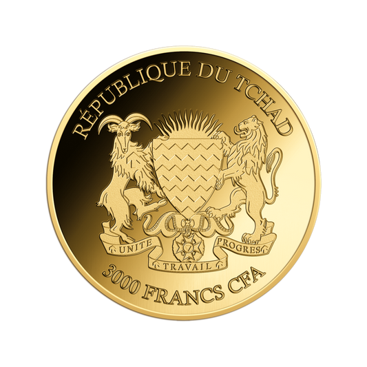 Moon Landing Coin Card 999/1000 1/1000oz - Gold Gift