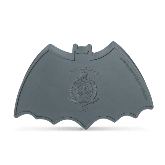 Warner Bros.- Batman 85th Anniversary - 1966 Batman Logo 1oz Silver