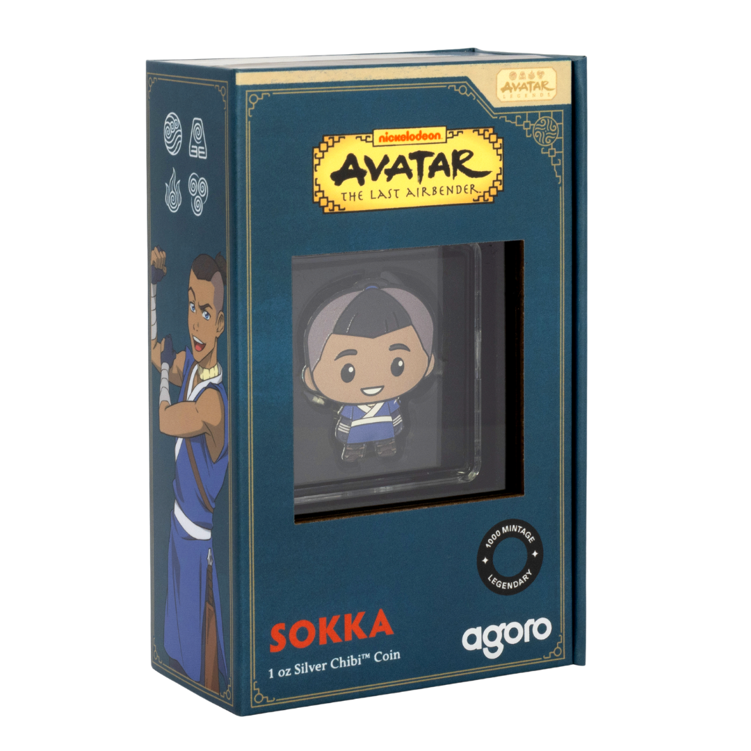 Avatar The Last Airbender - Sokka Chibi 1oz Silver Chibi Coin