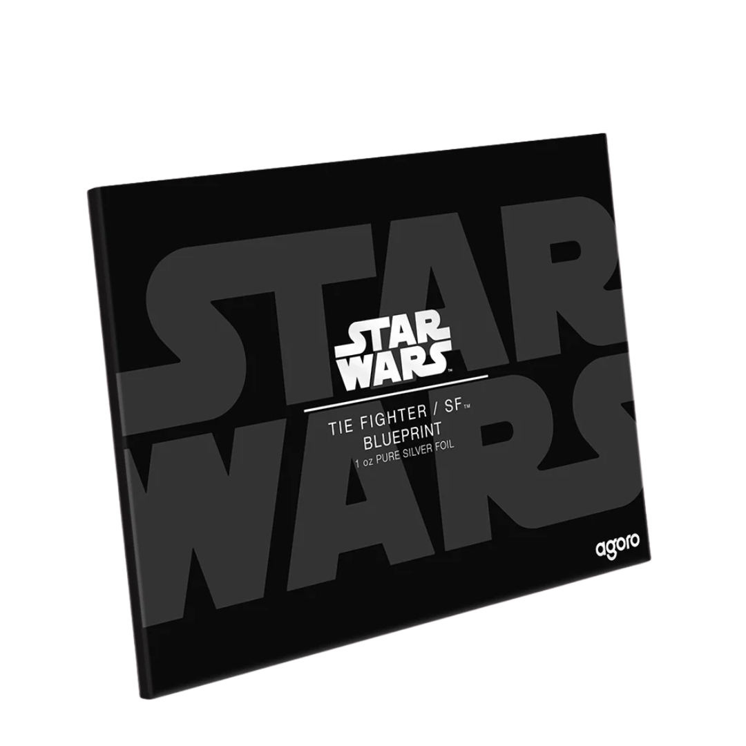 Star Wars Blueprint Series -5. Tie Fighter 1oz Silver Foil