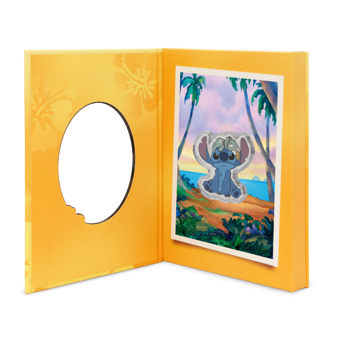 Disney Stitch - Stitch & Scrump - Ohana: 4 - 1oz Silver Coin