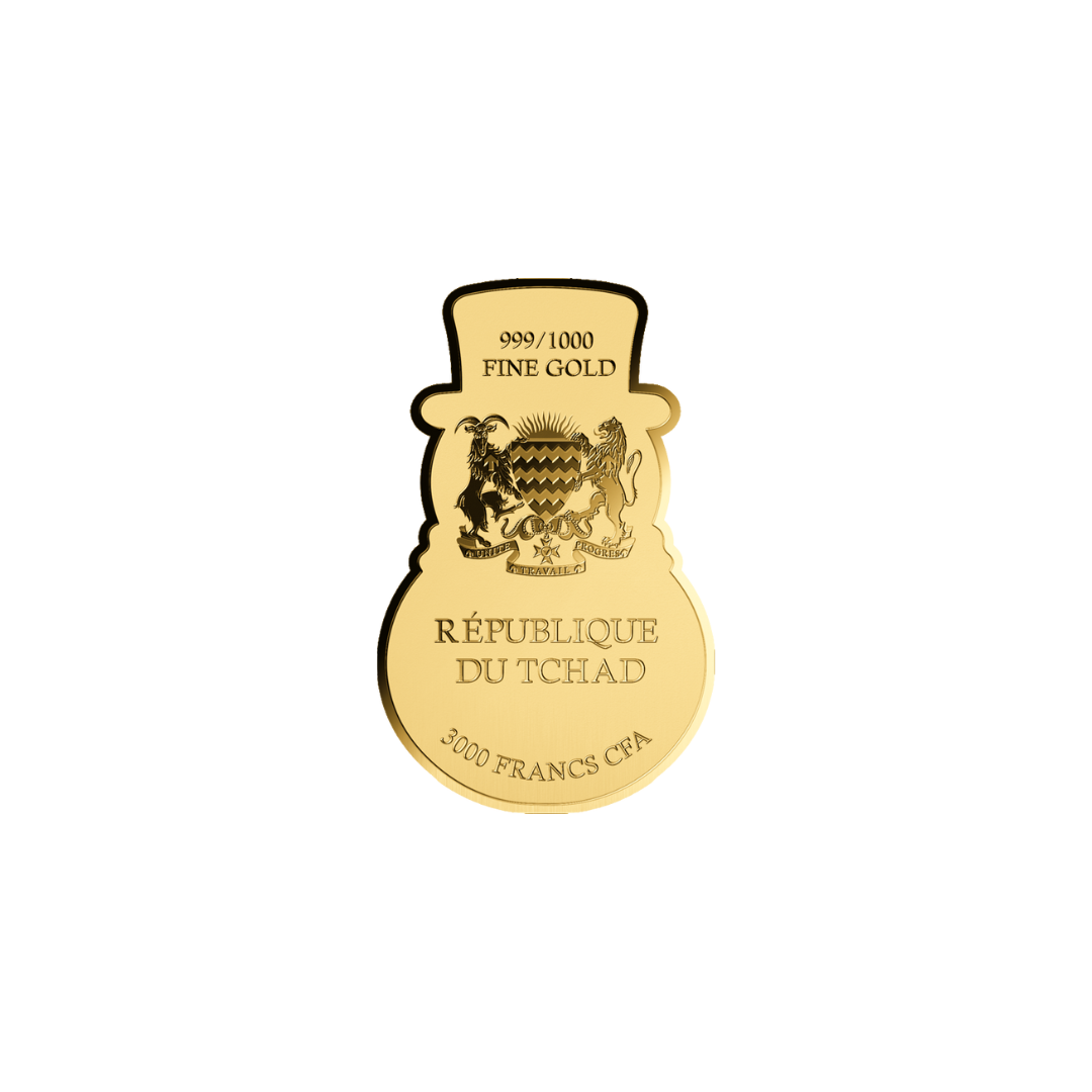 Let It Snow Coin Card - Gold Gift